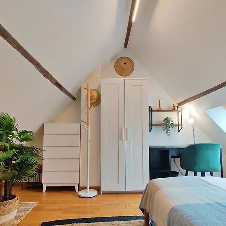 Art & Curiosity Cabinet Style Appartement With Paris View, Villa Des Ammonites 默东 外观 照片