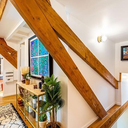 Art & Curiosity Cabinet Style Appartement With Paris View, Villa Des Ammonites 默东 外观 照片